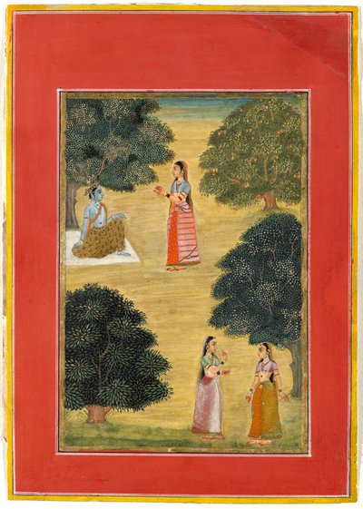 Krishna and Radha by Ruknudin of Bikaner
